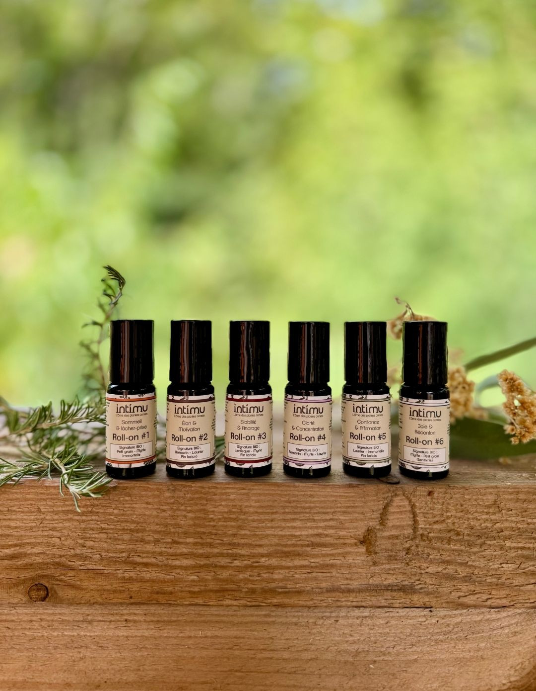 Roll'on aromatiques aux huiles essentielles BIO corses